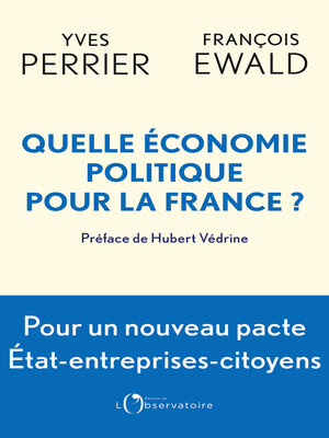 cover image of Quelle économie politique pour la France ?